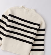 maglione a righe ragazza